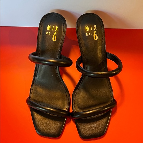 Mix No. 6 Women's Black Cornelle Sandals, New No Box, Size 9 - Picture 2 of 6
